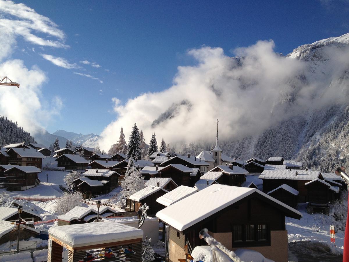 Bergquell Haus D Appartement Blatten bei Naters Buitenkant foto