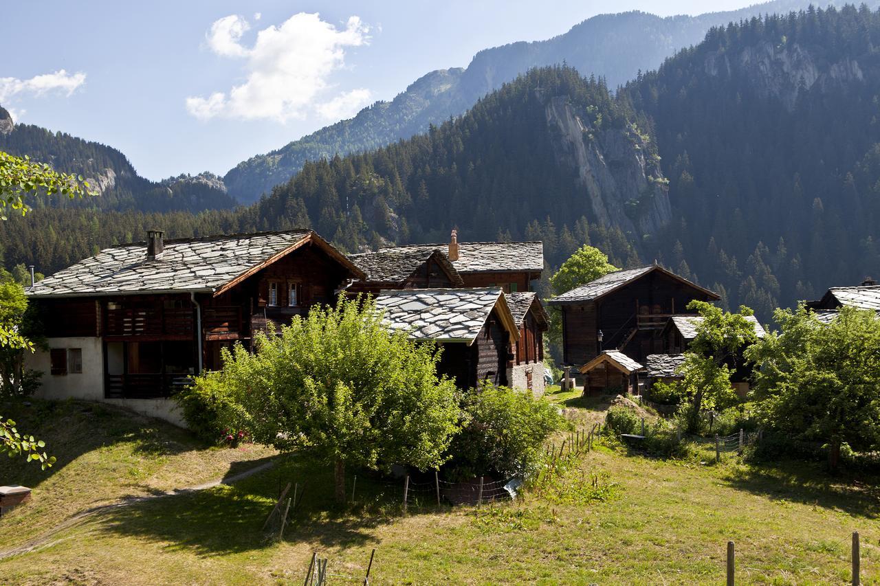 Bergquell Haus D Appartement Blatten bei Naters Buitenkant foto